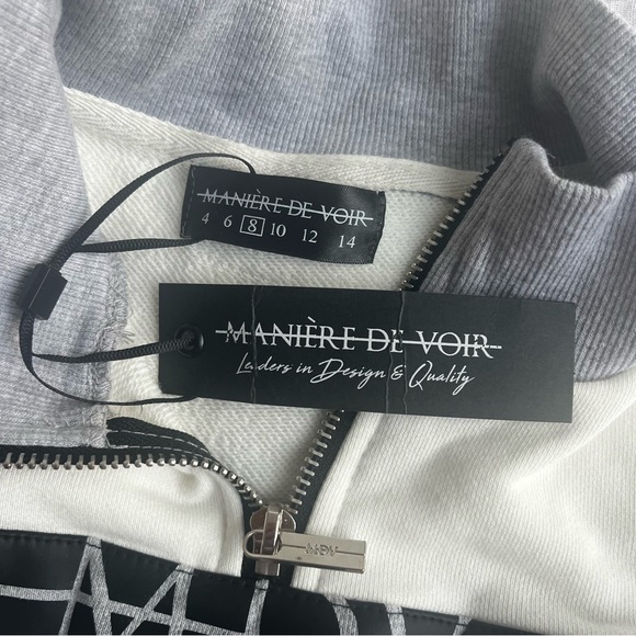 Maniere De Voir zip up sweater - Picture 2 of 3